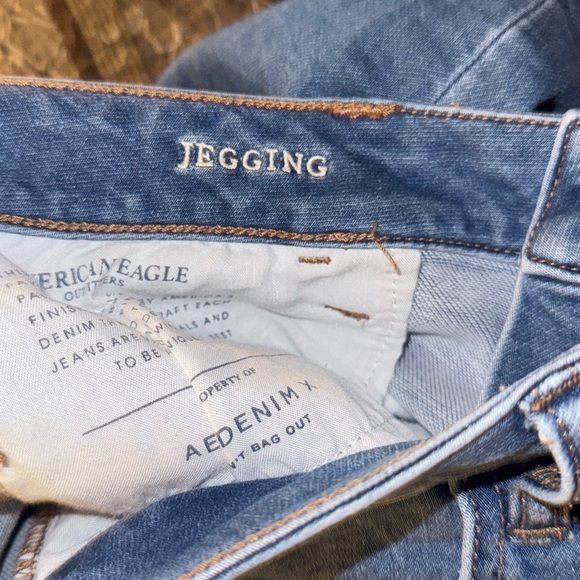 American Eagle Jeggings Size 14 Long Preowned - Picture 8 of 8